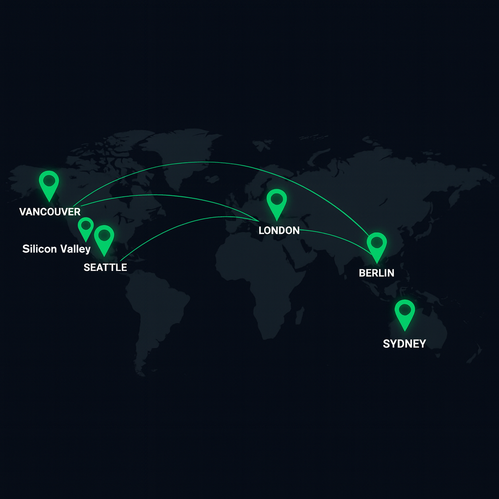 Global presence map